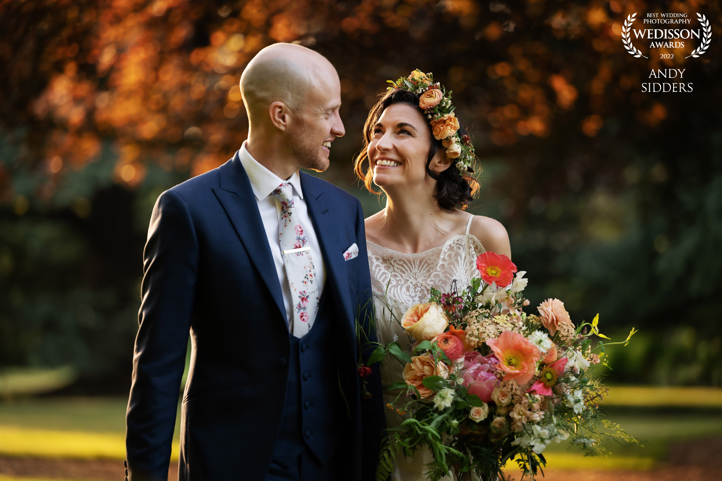 Candid wedding moment at Fanhams Hall in Hertfordshire